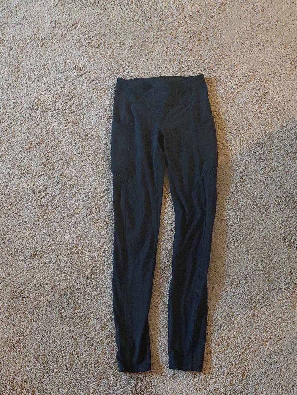 Lululemon High Rise Black Leggings With Pockets